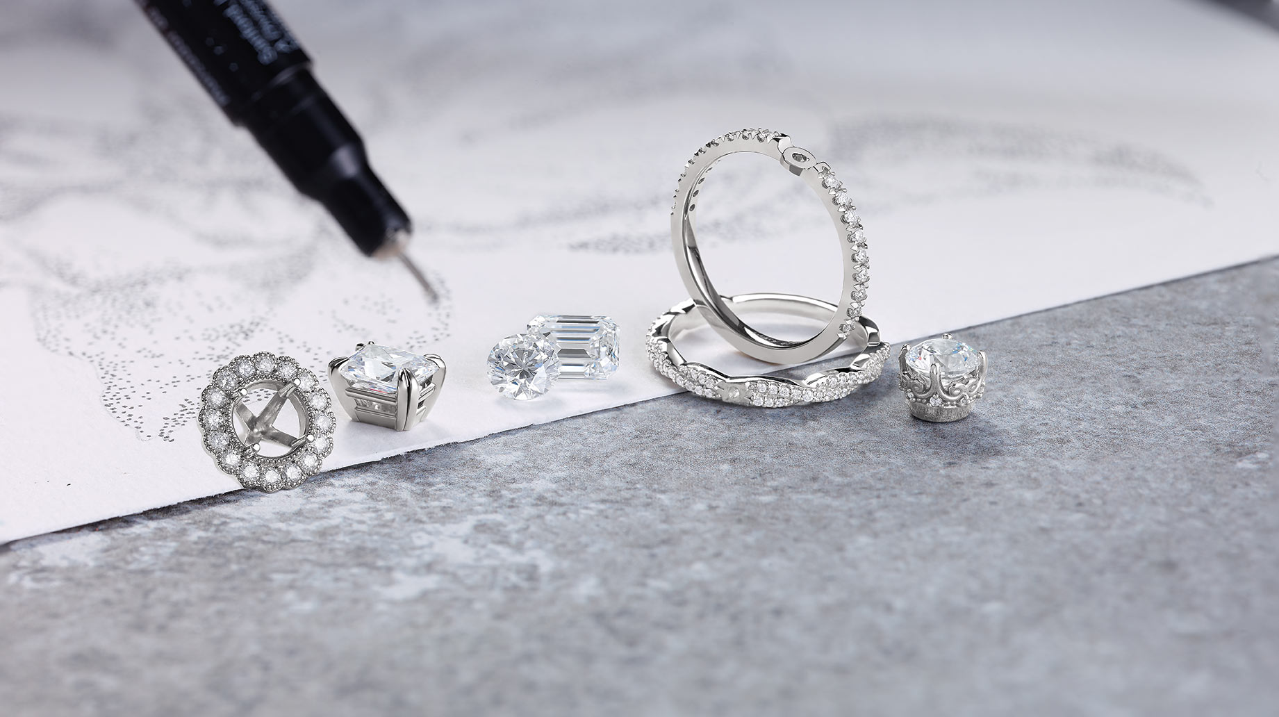 Design A Custom Ring Our talented jewelry designers can help you create a one-of-a-kind ring! Wesche Jewelers Melbourne, FL